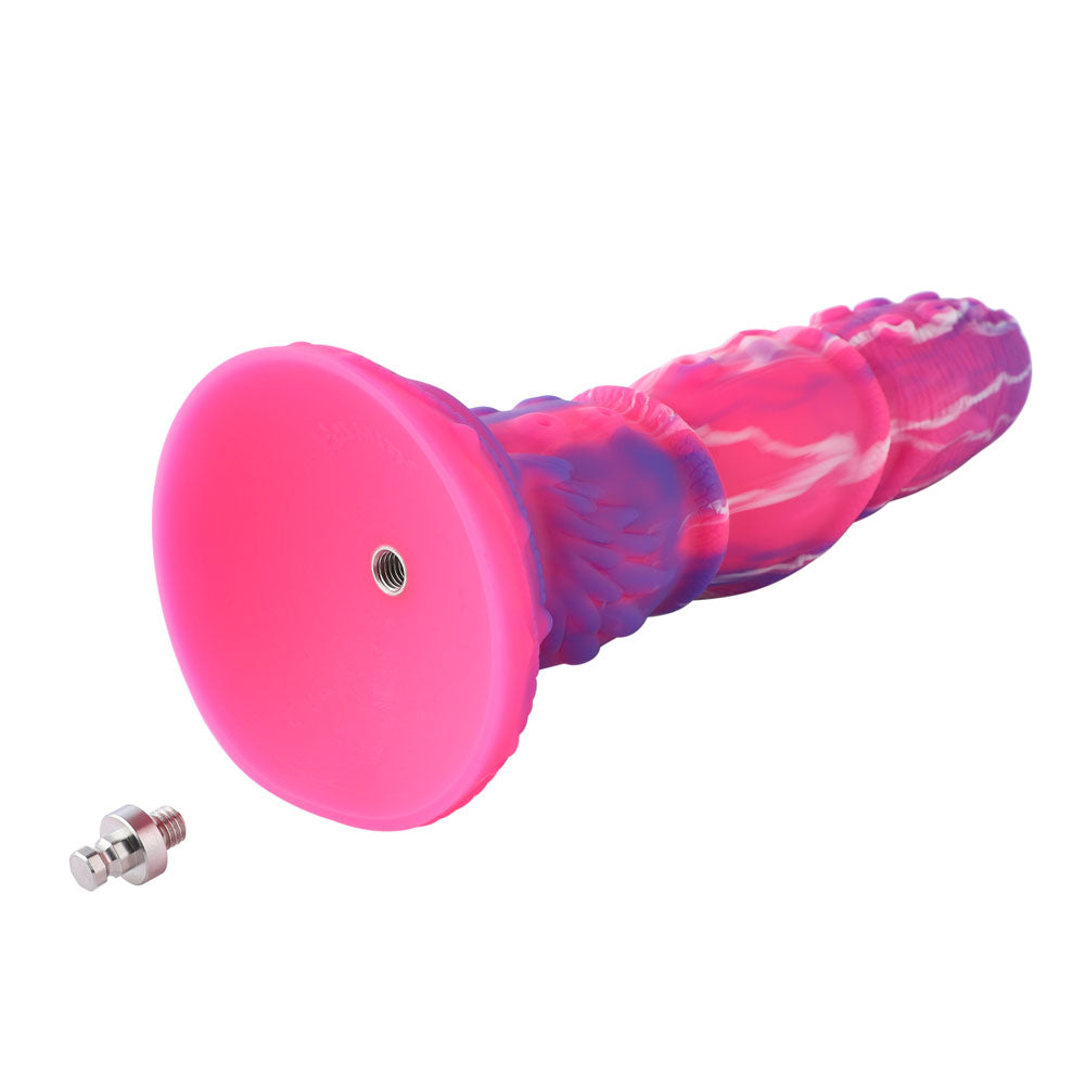 HiSmith Fantasy Tentacle Dildo with Kliclok - Pink 21.8 cm Fantasy Dildo with Kliclok Machine Attachment