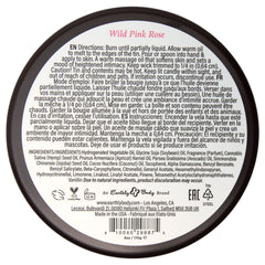 EB Aphrodisiac Massage Candle - Wild Pink Rose - Wild Pink Rose Scented Massage Candle - 170 g