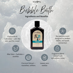 EB Hemp Seed Bubble Bath SEA JASMINE - 250 ml - Sea Jasmine Scented Bubble Bath  - 250 ml Bottle