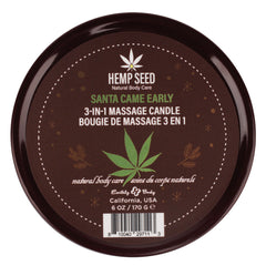 Hemp Seed 3-In-1 Massage Candle - Honey, Cinnamon, Maple 170 g