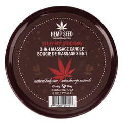 Hemp Seed 3-In-1 Massage Candle - Pomegranate, Charred Firewood, Brown Sugar 170 g