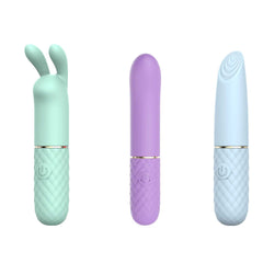 Adam & Eve TRIPLE PLEASURES -  USB Rechargeable Vibrators - Set of 3