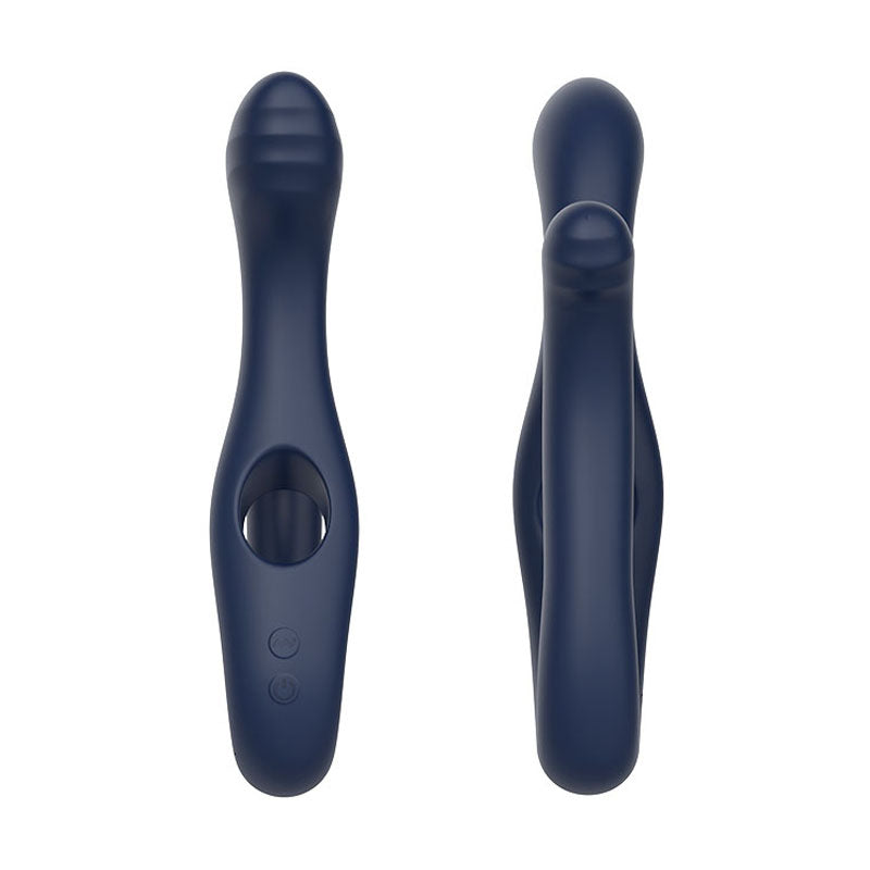 Adam & Eve TWISTED TEMPTATIONS 22.4 cm Bendable Vibe - Navy
