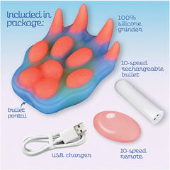 Pantera Vibrating Fantasy Grinding Lay On Pad with Bullet & Remote Control
