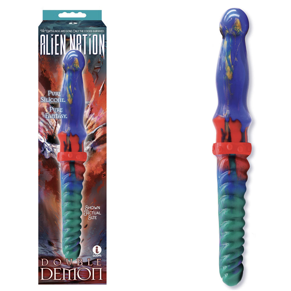Alien Nation - Double Demon - Coloured 35 cm Fantasy Double Dildo