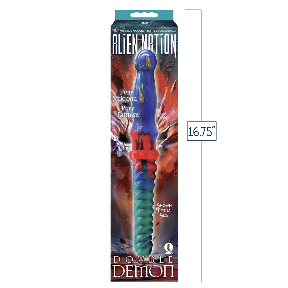 Alien Nation - Double Demon - Coloured 35 cm Fantasy Double Dildo