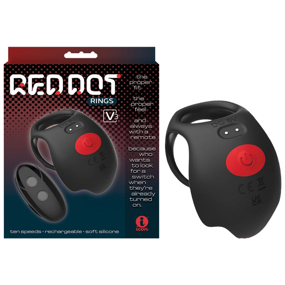 Vibrating Cock & Ball Ring with Remote from Shhh Australia
