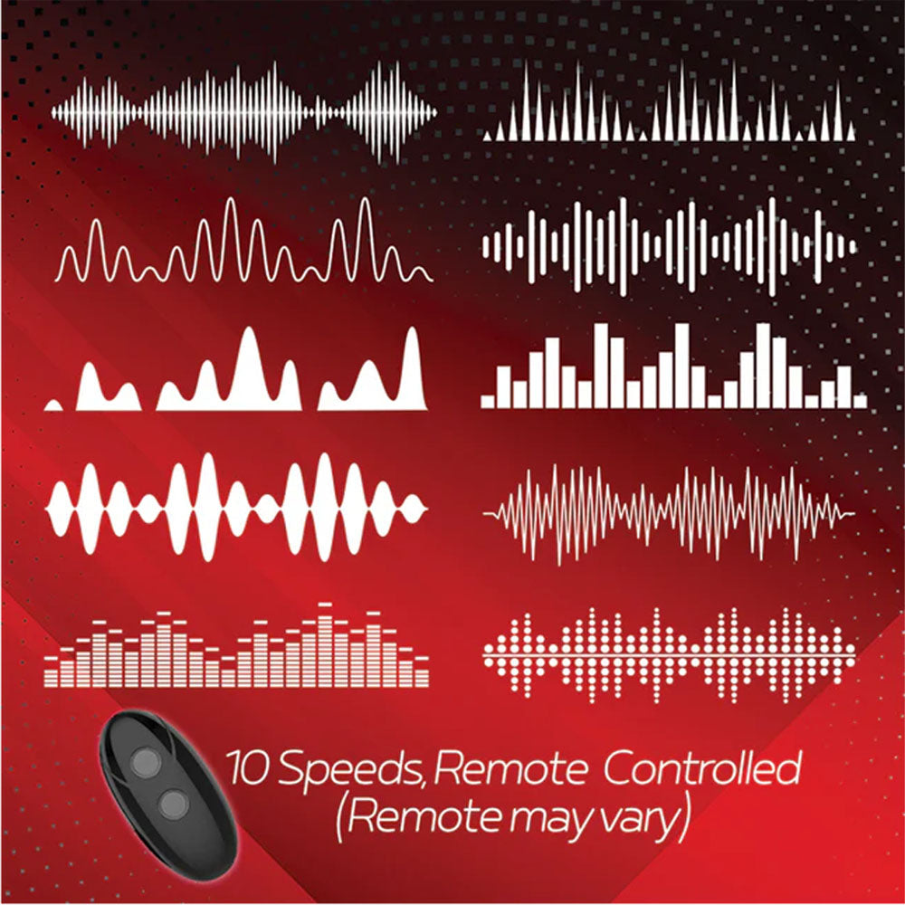 Red Dot Rings V3 - Vibrating Cock & Ball Ring with Remote