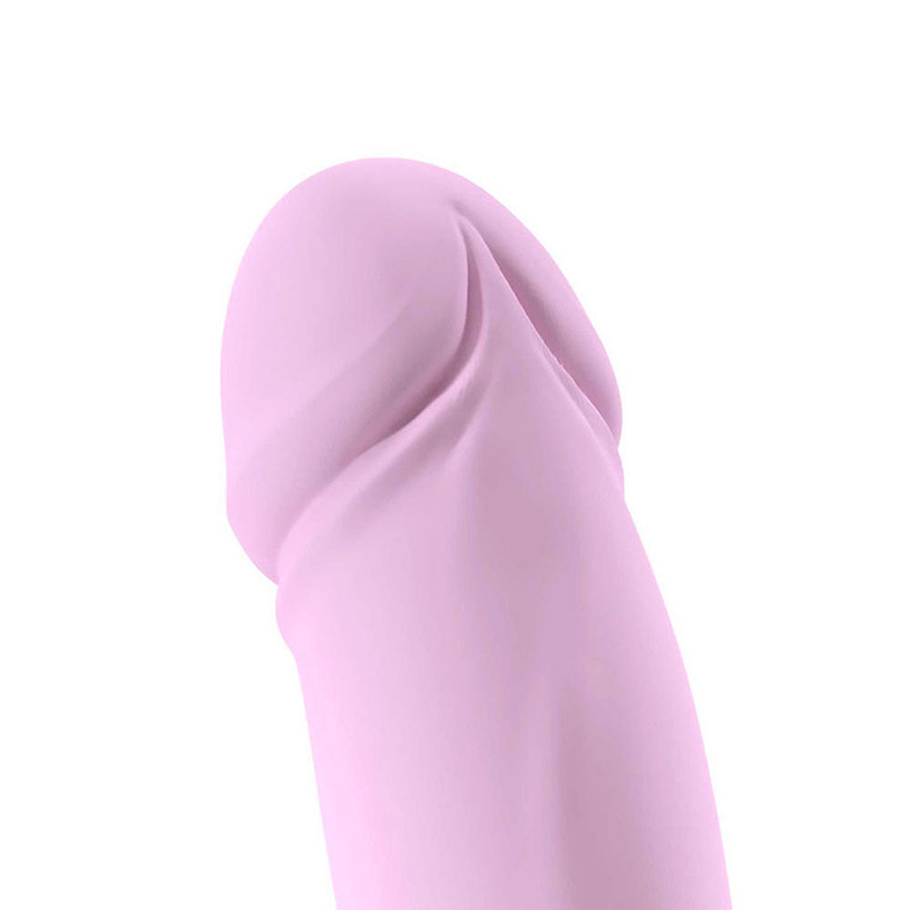 Adam & Eve HEART THROBBER - Pink 18.2 cm USB Rechargeable Vibrating Dong