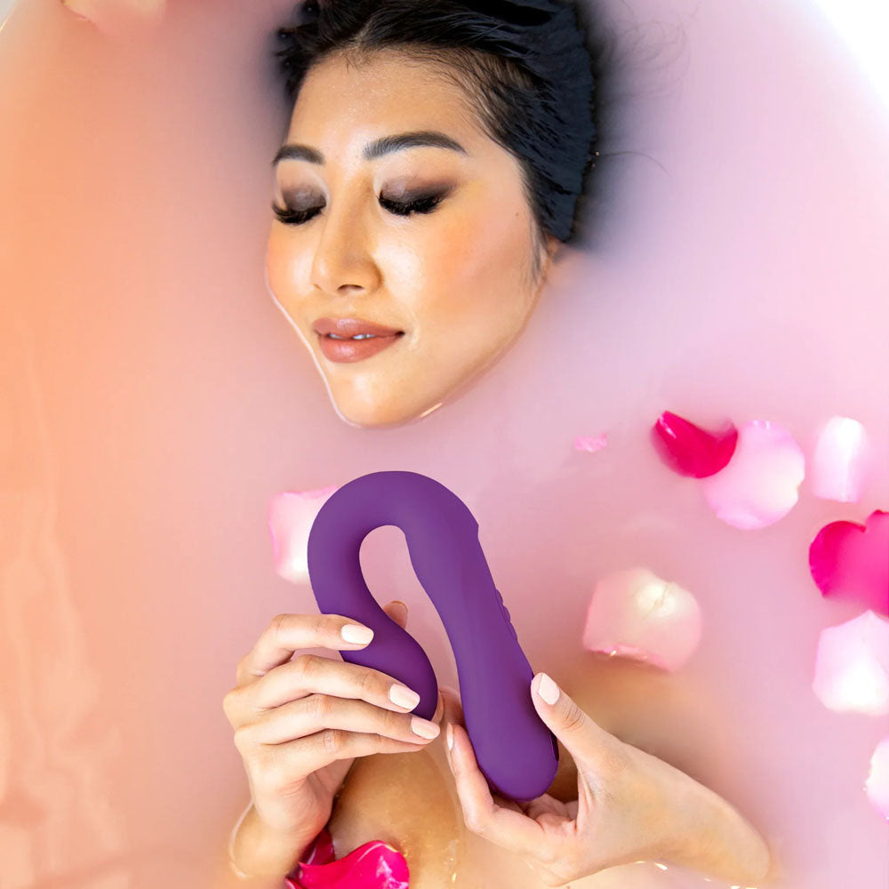 JimmyJane Reflexx Rabbit 1 Warming Vibe - Purple