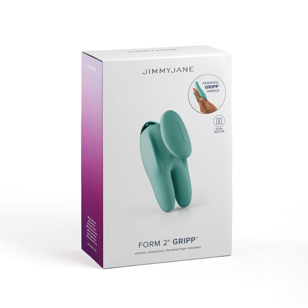 JimmyJane Form 2 Gripp Finger Vibe - Green