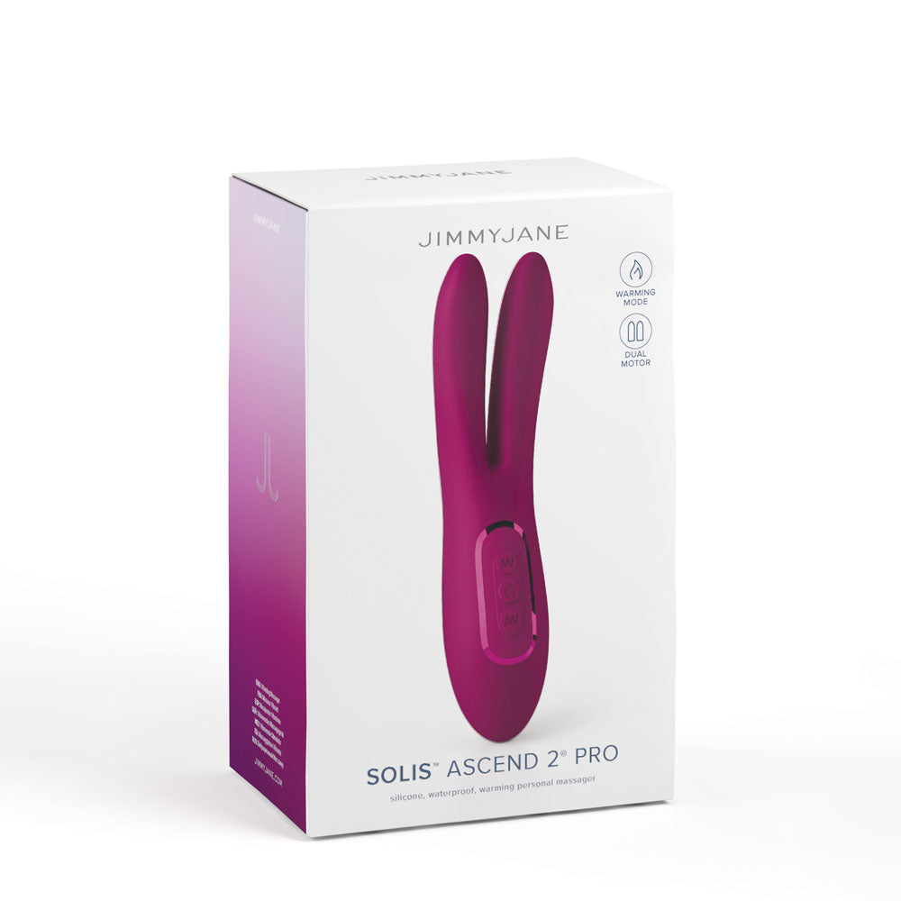 JimmyJane Solis Ascend 2 PRO Flexible Twin Arm Vibrator - Purple