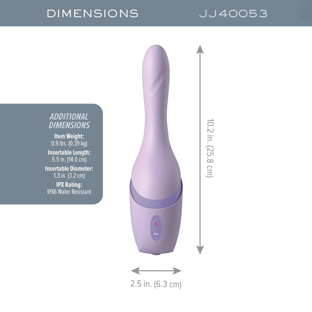 JimmyJane Hello Bang -  27 cm USB Rechargeable Warming & Thrusting Vibrator