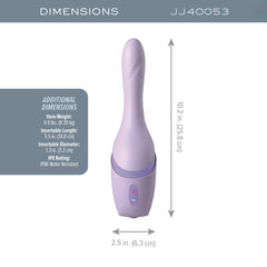 JimmyJane Hello Bang -  27 cm USB Rechargeable Warming & Thrusting Vibrator