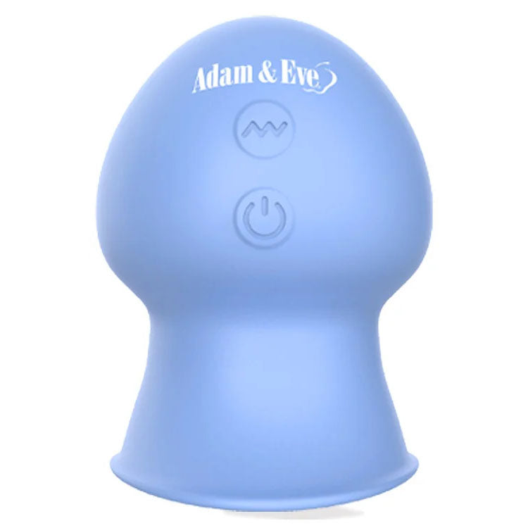 Adam & Eve EVES PLEASURE DOME - Blue - Blue USB Rechargeable Spinning & Vibrating Stimulator
