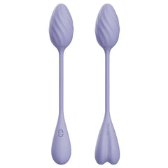 Adam & Eve SPIRAL LOVE Wearable Egg - Purple USB Rechargeable Wearable Vibrating Egg with Wireless Remote