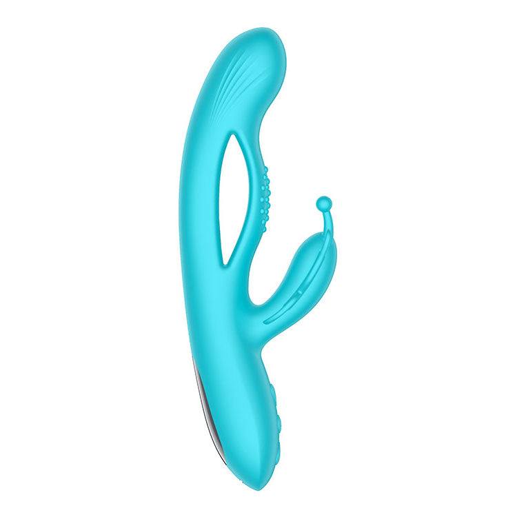 Adam & Eve BUTTERFLY EMBRACE - Blue - Blue 24.1 cm USB Rechargeable Butterfly Vibrator