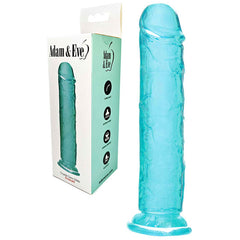 Adam & Eve CRYSTAL GEM Dildo - Emerald - Green 19.8 cm Dildo