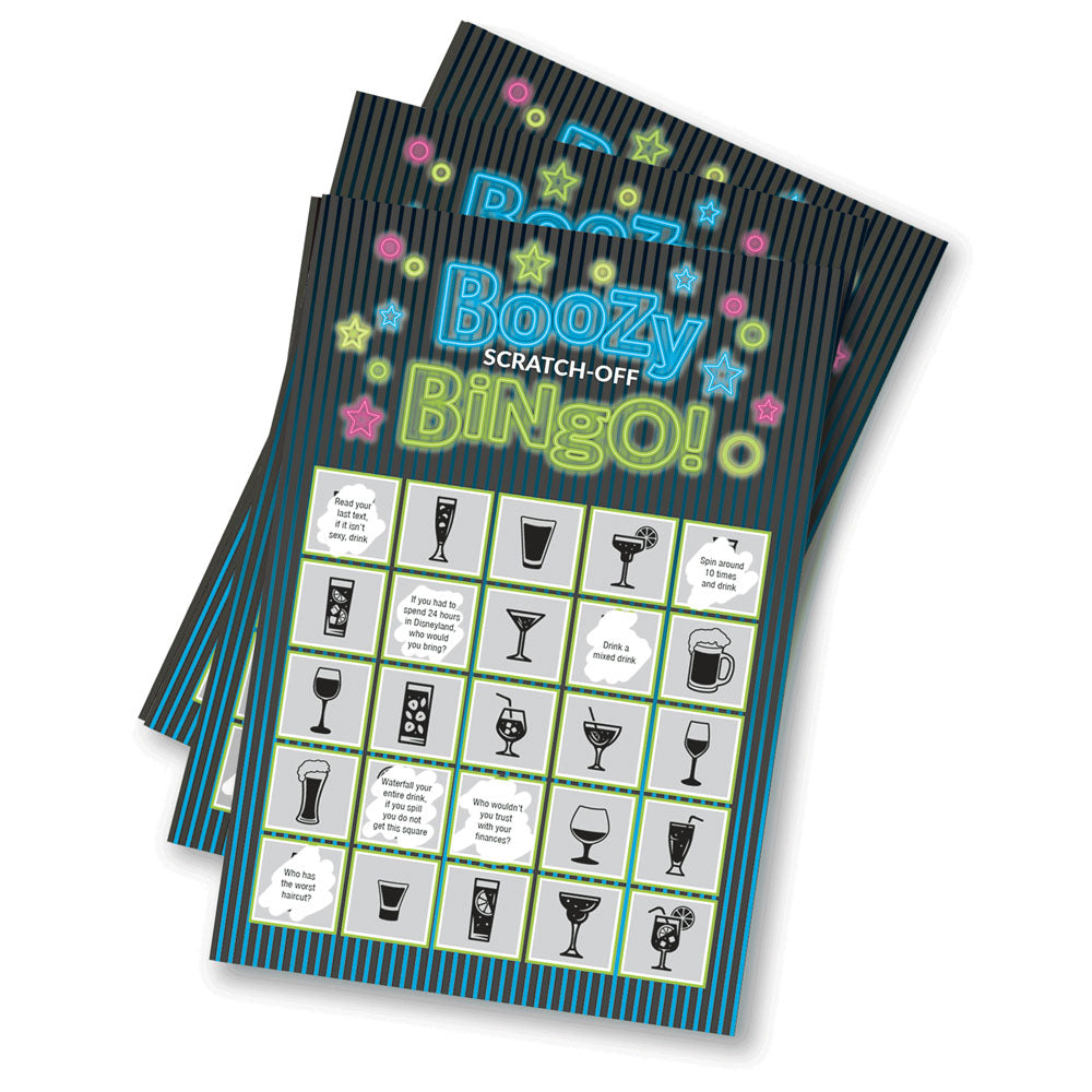 Boozy Bingo Drinking Dare Game