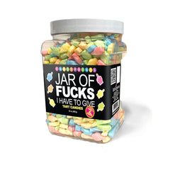 Jar Of Fucks I Have To Give - Fruit Flavoured Lollies - 850 gram Jar