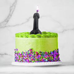 Glitterati  Glitter Penis Candle -  10 cm Penis Party Candle