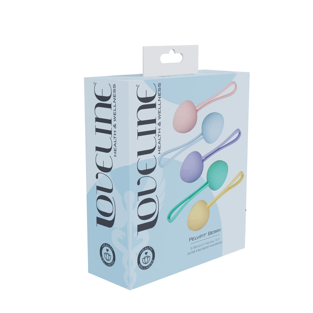 LOVELINE PelviFit Berry Kegel Balls Kit - Set of 5