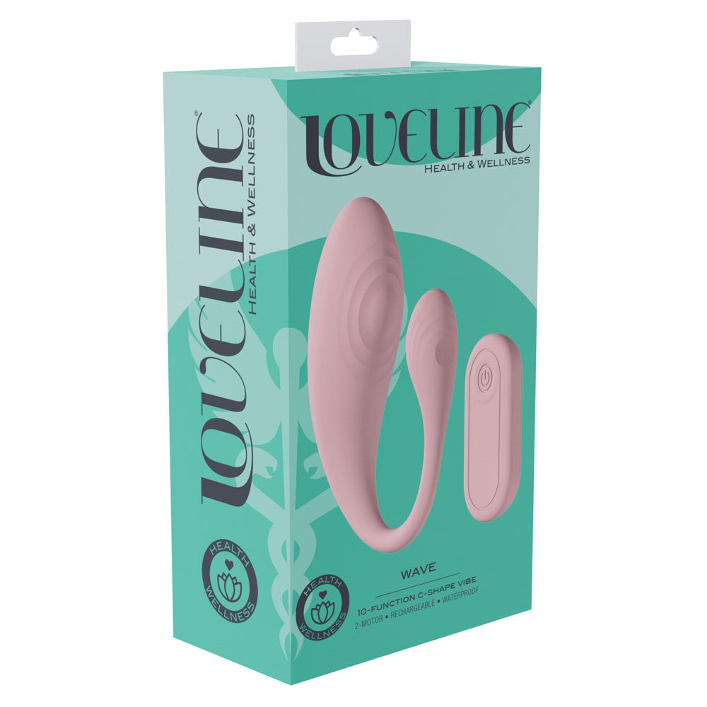 Loveline Wave G Spot Massager - Pink