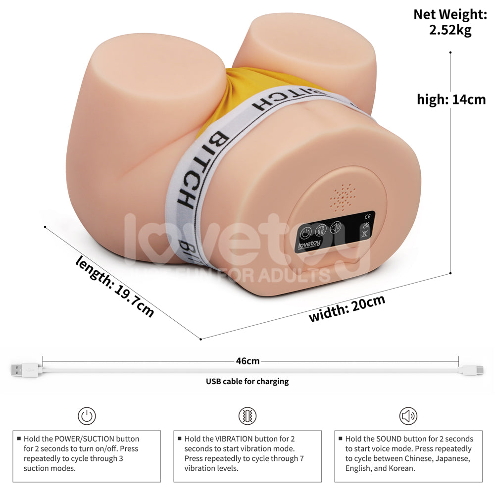 Streetgirls Vibrating Sucking & Moaning Doggy Style Masturbator