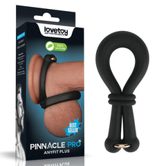 Pinnacle Pro Anyfit Plus Stretcher - Black Adjustable Cock Ring