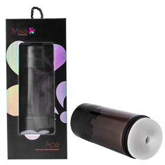Maia ACE Stroker - Black with Clear Entry