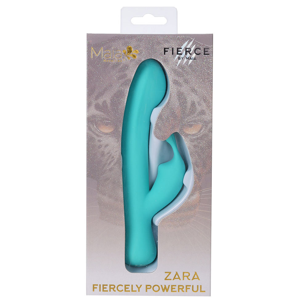 Maia ZARA Teal 17.1 cm USB Rechargeable Rabbit Vibrator