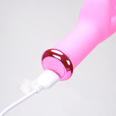 Maia MYLA 15.9 cm USB Rechargeable Butterfly Vibrator - PINK