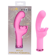 Maia MYLA 15.9 cm USB Rechargeable Butterfly Vibrator - PINK