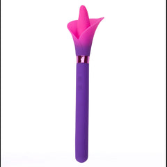 Maia VALA - Purple - Purple/Pink 22.2 cm USB Rechargeable Flower Vibrator