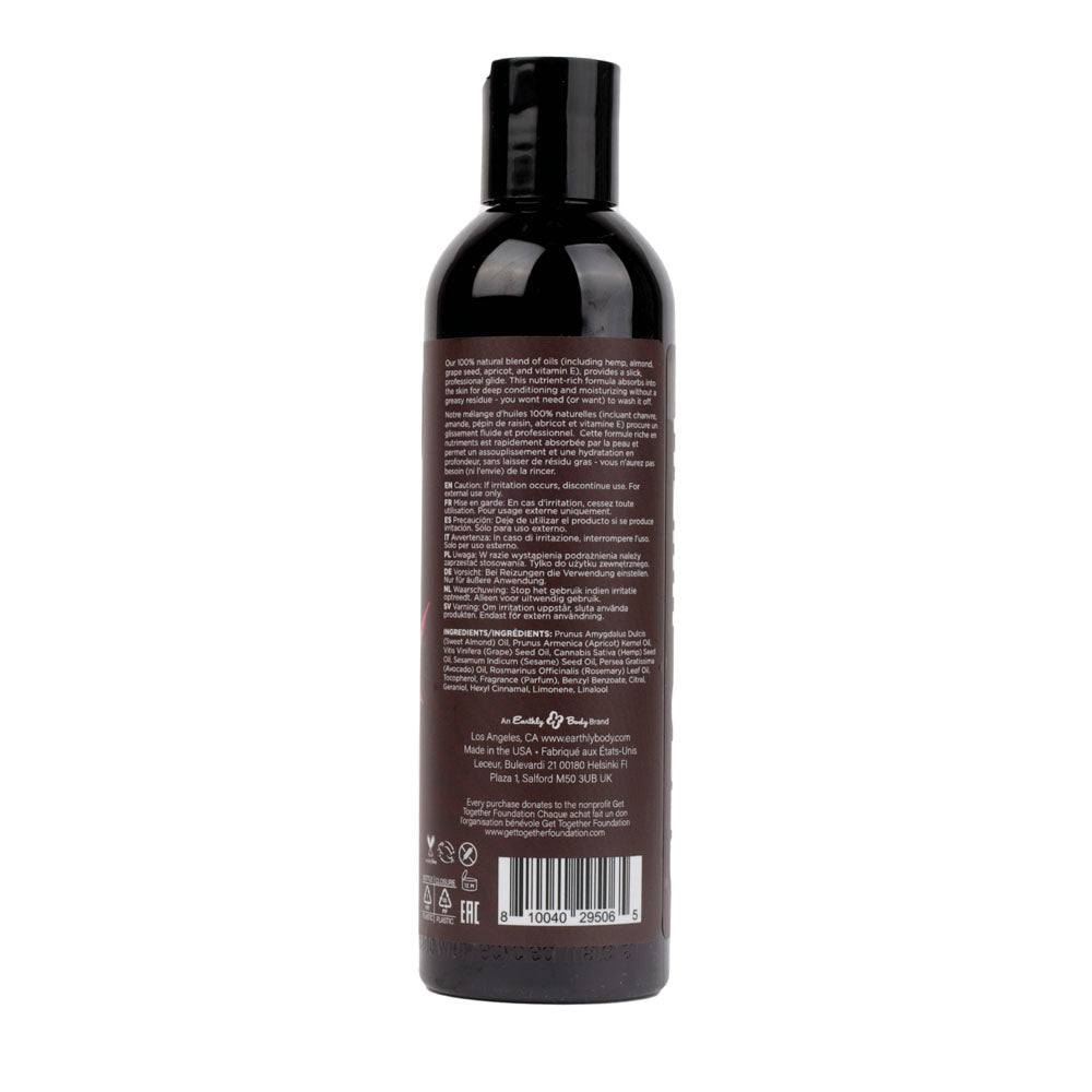 Hemp Seed Massage & Body Oil - Zen Berry Rose 237 ml