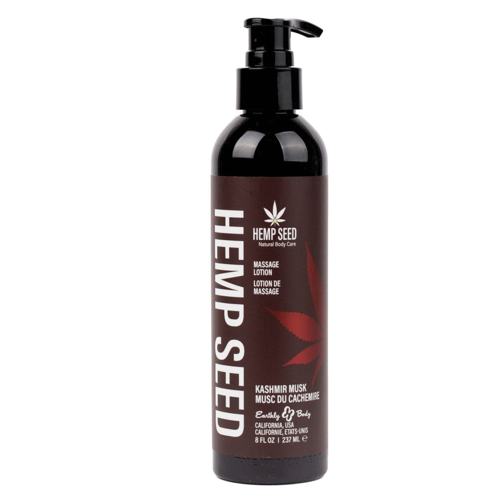 Hemp Seed Massage Lotion Pump Pack - Kashmir Musk 237ml