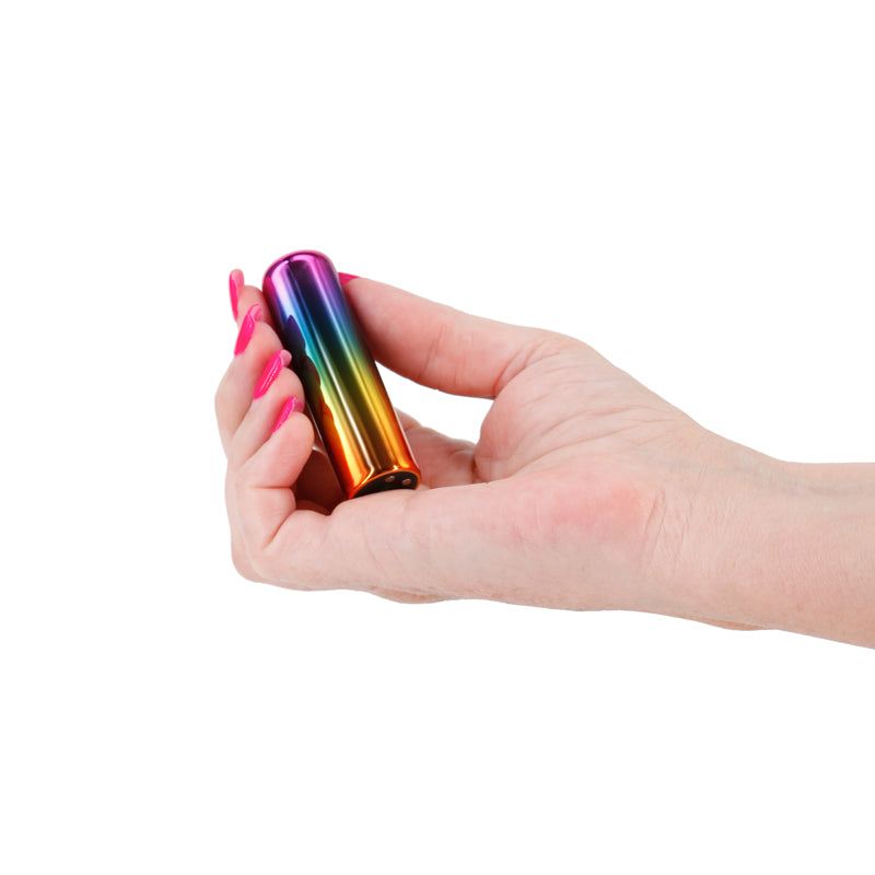 Chroma Rainbow 6.8 cm USB Rechargeable Slimline Bullet Vibrator - SMALL