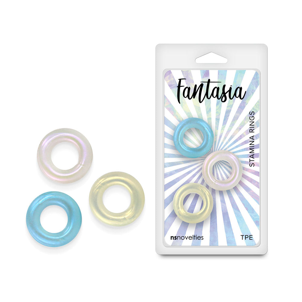 Fantasia - Stamina Rings - Multicolour -  Cock Rings - Set of 3