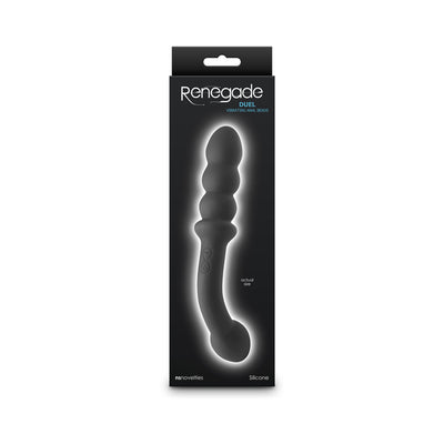 Renegade Duel Double Ended Vibrating Anal Toy - Black