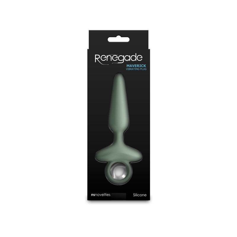 Renegade Maverick - Sage -  15 cm USB Rechargeable Vibrating Butt Plug