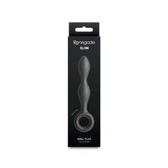Renegade Slim - Black - Black 12.7 cm Anal Plug