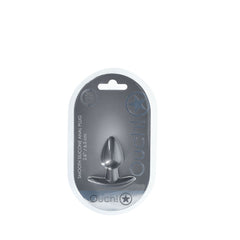 OUCH! Gun Metal Grey 6.5 cm Small Butt Plug