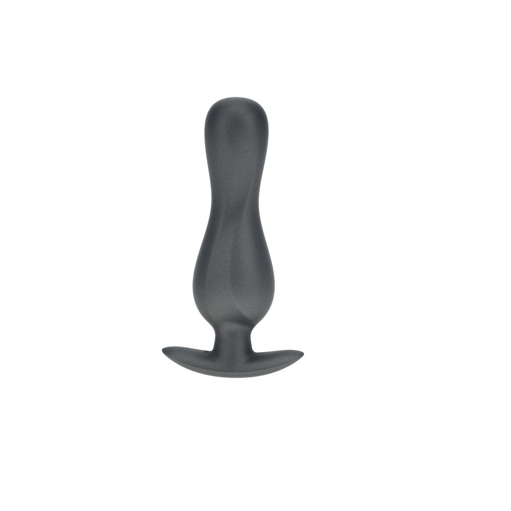 OUCH! Curvy 11.7 cm Gun Metal Grey Butt Plug