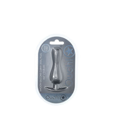 OUCH! Curvy 11.7 cm Gun Metal Grey Butt Plug