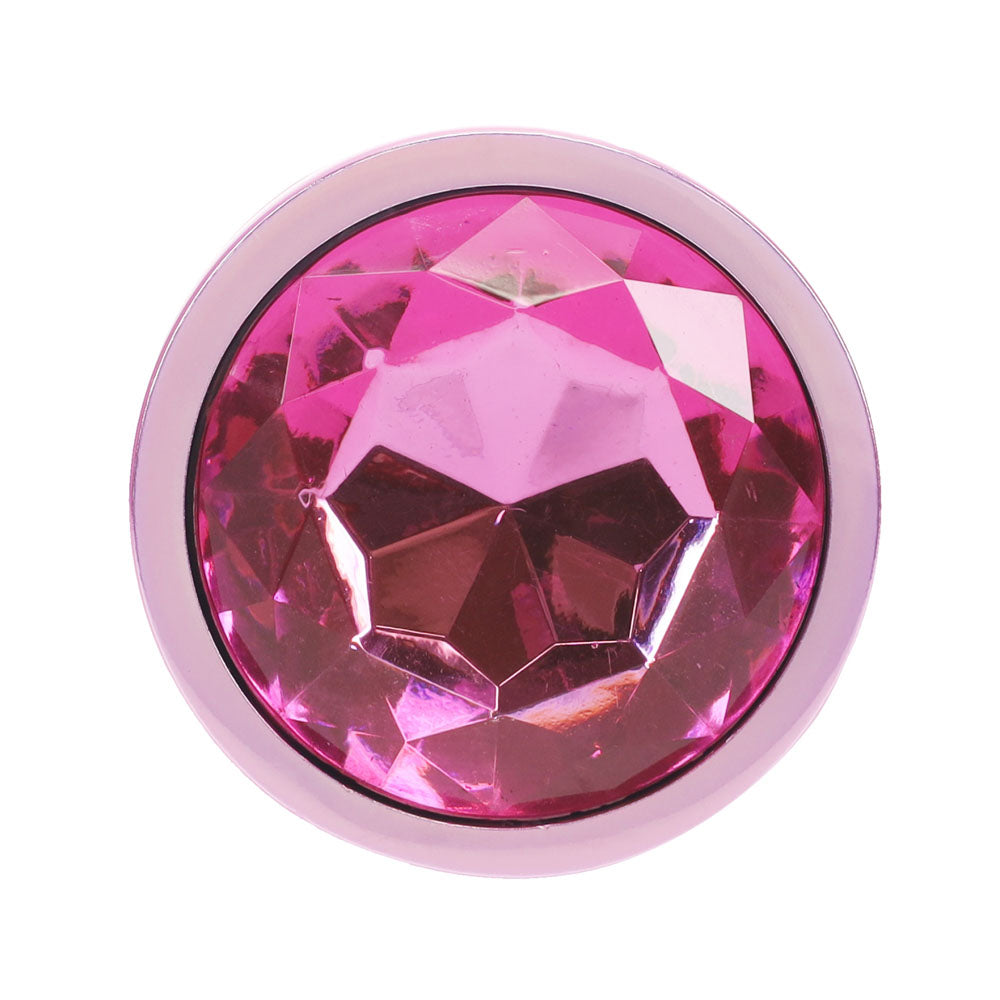OUCH! Paris Collection Metal Anal Plug Set with Gem Bases - 3 Sizes