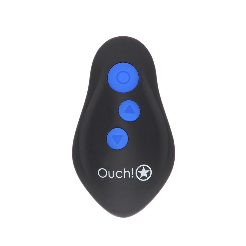 OUCH! e-Stim & Vibrating Butt Plug with Wireless Remote