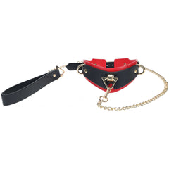 OUCH! Milan Collection Collar with Leash - Black