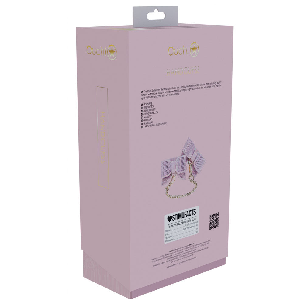 OUCH! Paris Collection Handcuffs - Pink