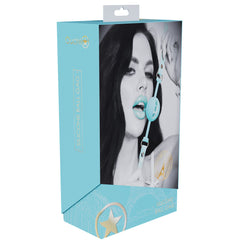 OUCH! Paris Collection Silicone Ball Gag - Blue