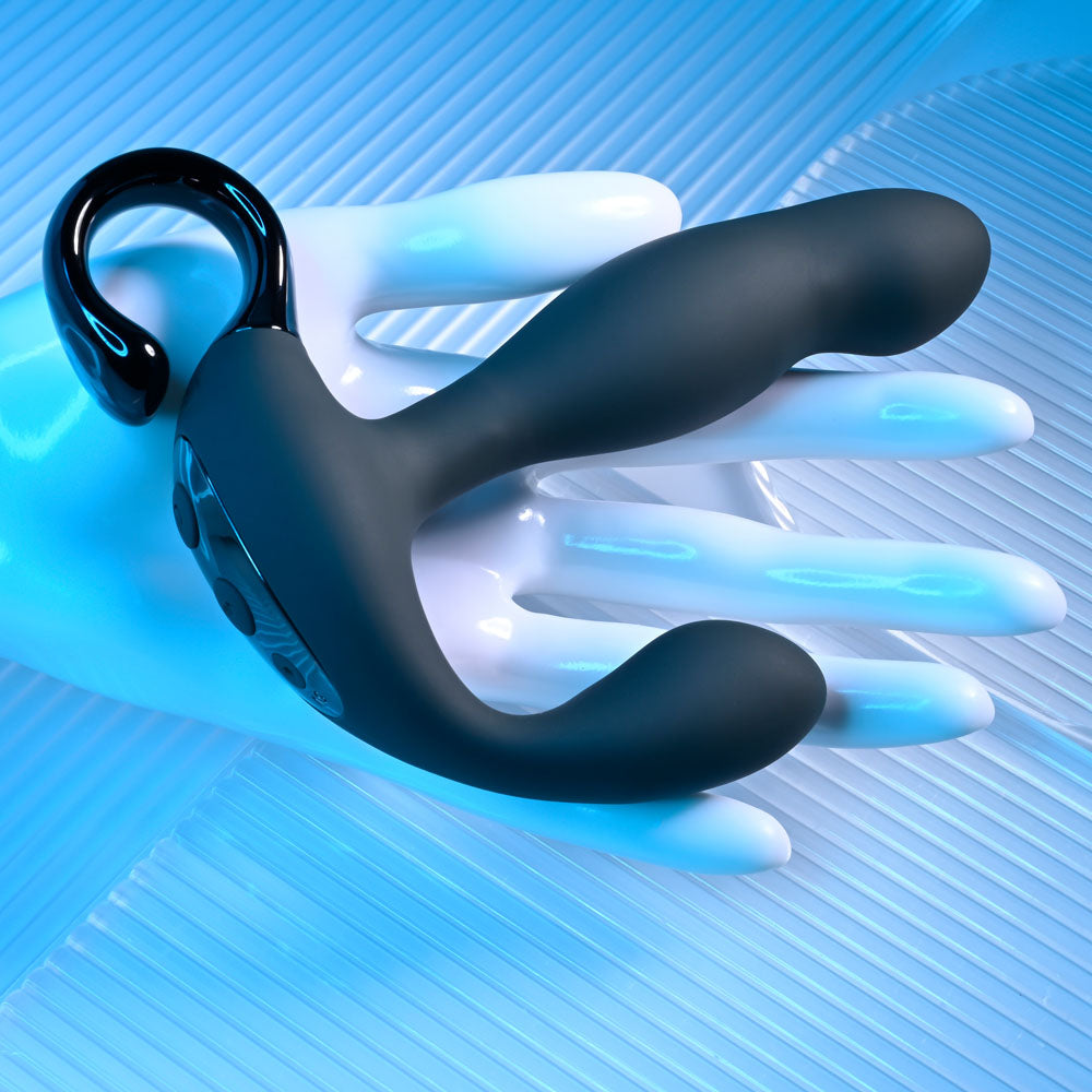 Playboy Pleasure COME HITHER Prostate Massager - Black